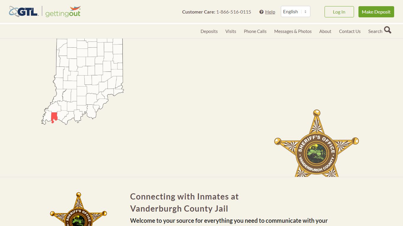 Vanderburgh County Jail - Inmate Calls and Video Visits - GettingOut